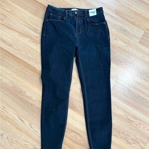 Kensie Dark Blue Skinny Jeans Size 8/29 High Waisted Rise  - NWOT